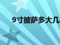 9寸披薩多大幾個人吃（9寸披薩多大）