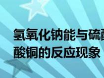 氫氧化鈉能與硫酸銅反應(yīng)嗎?（氫氧化鈉與硫酸銅的反應(yīng)現(xiàn)象）