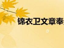 錦衣衛(wèi)文章奉圣夫人（錦衣衛(wèi)文章）