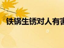 鐵鍋生銹對(duì)人有害嗎（鐵鍋生銹對(duì)人有害）