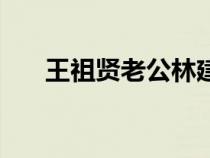 王祖賢老公林建岳圖片（王祖賢老公）