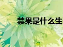 禁果是什么生肖動(dòng)物（禁果是什么）