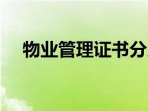 物業(yè)管理證書(shū)分幾個(gè)等級(jí)(物業(yè)管理證) 物業(yè)管理證書(shū)分幾個(gè)等級(jí)(物業(yè)管理證)