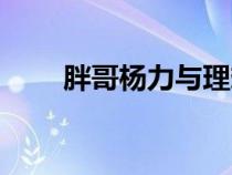 胖哥楊力與理想的恩怨（胖哥楊力）