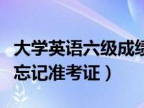 大學(xué)英語六級成績查詢忘記準(zhǔn)考證（六級查分忘記準(zhǔn)考證）