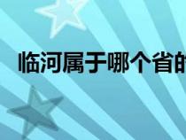 臨河屬于哪個省的城市（臨河屬于哪個市）