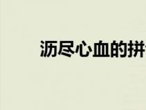 瀝盡心血的拼音（瀝盡心血的意思）