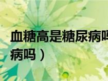 血糖高是糖尿病嗎有什么區(qū)別（血糖高是糖尿病嗎）