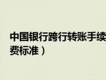 中國銀行跨行轉(zhuǎn)賬手續(xù)費多少錢呢(中國銀行跨行轉(zhuǎn)賬手續(xù)費標(biāo)準(zhǔn)) 中國銀行跨行轉(zhuǎn)賬手續(xù)費多少錢呢(中國銀行跨行轉(zhuǎn)賬手續(xù)費標(biāo)準(zhǔn))
