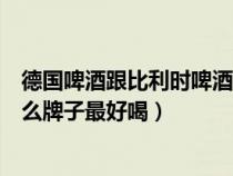 德國啤酒跟比利時啤酒哪個好（德國啤酒和比利時啤酒的什么牌子最好喝）