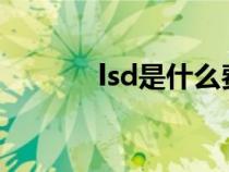 lsd是什么費(fèi)用（LSD是什么）