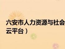 六安市人力資源與社會保障網(wǎng)（六安市人力資源和社會保障云平臺）
