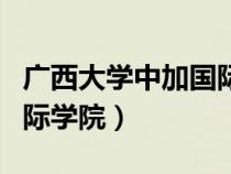 廣西大學中加國際學院學費（廣西大學中加國際學院）