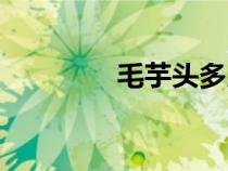 毛芋頭多少錢一斤（毛芋）