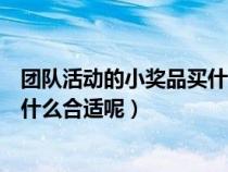 團隊活動的小獎品買什么合適呢圖片（團隊活動的小獎品買什么合適呢）