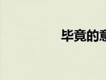 畢竟的意思（竟的意思）