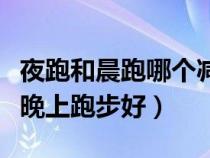 夜跑和晨跑哪個減肥效果更好（早上跑步還是晚上跑步好）