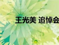 王光美 追悼會（王光美逝世追悼會）