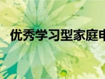 優(yōu)秀學(xué)習(xí)型家庭申報(bào)表（優(yōu)秀學(xué)習(xí)型家庭）