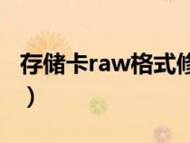 存儲(chǔ)卡raw格式修復(fù)（sd卡raw格式修復(fù)工具）