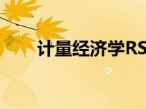 計(jì)量經(jīng)濟(jì)學(xué)RSS是什么（rss是什么）
