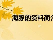 海豚的資料簡介100字（海豚的資料）