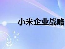 小米企業(yè)戰(zhàn)略目標(biāo)(企業(yè)戰(zhàn)略目標(biāo)) 小米企業(yè)戰(zhàn)略目標(biāo)(企業(yè)戰(zhàn)略目標(biāo))