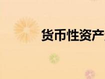 貨幣性資產(chǎn)定義（貨幣性資產(chǎn)）