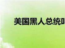 美國(guó)黑人總統(tǒng)叫啥名(美國(guó)黑人總統(tǒng)) 美國(guó)黑人總統(tǒng)叫啥名(美國(guó)黑人總統(tǒng))