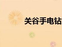 關(guān)谷手電鉆質(zhì)量怎么樣(關(guān)谷) 關(guān)谷手電鉆質(zhì)量怎么樣(關(guān)谷)