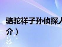 駱駝祥子孫偵探人物性格（駱駝祥子孫偵探簡介）
