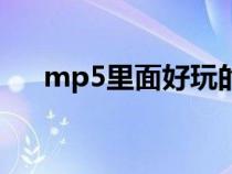 mp5里面好玩的游戲（mp5游戲下載）