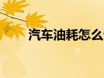 汽車油耗怎么計(jì)算（油耗怎么計(jì)算）