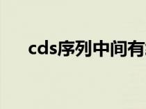 cds序列中間有終止密碼子（cds序列）