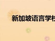 新加坡語言學校短期班（新加坡語言）