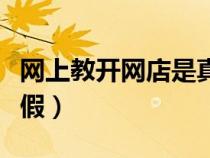 網(wǎng)上教開網(wǎng)店是真的嗎(網(wǎng)上教開網(wǎng)店是真是假) 網(wǎng)上教開網(wǎng)店是真的嗎(網(wǎng)上教開網(wǎng)店是真是假)