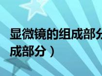 顯微鏡的組成部分主要包括什么（顯微鏡的組成部分）