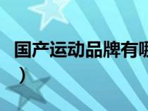 國產(chǎn)運動品牌有哪些鞋（國產(chǎn)運動品牌有哪些）
