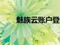 魅族云賬戶登錄（魅族云服務登陸）