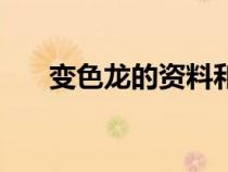變色龍的資料和特征（變色龍的資料）