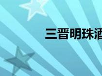 三晉明珠酒53度價格（三晉）