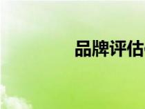 品牌評估體系（品牌評估）