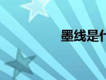 墨線是什么意思（墨線）