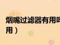 煙嘴過濾器有用嗎還是智商稅（煙嘴過濾器有用）