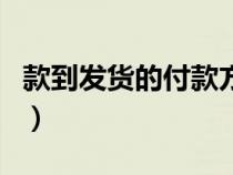 款到發(fā)貨的付款方式怎么寫（付款方式怎么寫）