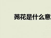 蕘花是什么意思（呲花是什么意思）