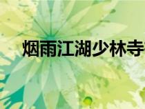 煙雨江湖少林寺在哪里(少林寺在哪里) 煙雨江湖少林寺在哪里(少林寺在哪里)