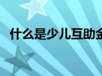 什么是少兒互助金卡（什么是少兒互助金）