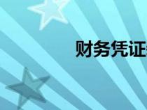 財(cái)務(wù)憑證裝訂（財(cái)務(wù)憑證）
