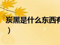 炭黑是什么東西有什么功效（炭黑是什么東西）
